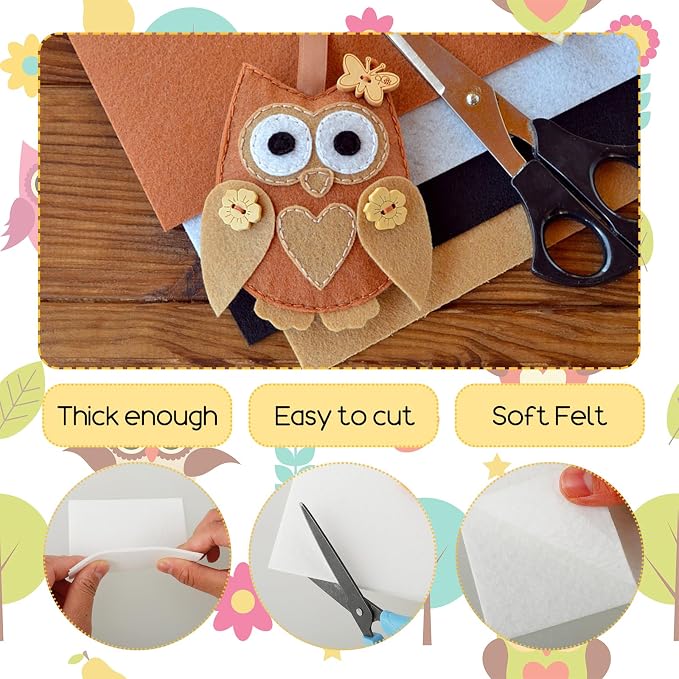 60PCS Felt Sheets Fabric - Image 3