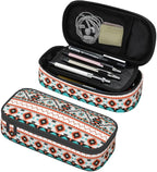 Aztec Ethnic Tribal Pencil Case Organizer Big Capacity Pencil Pouch Stationery by Unknown