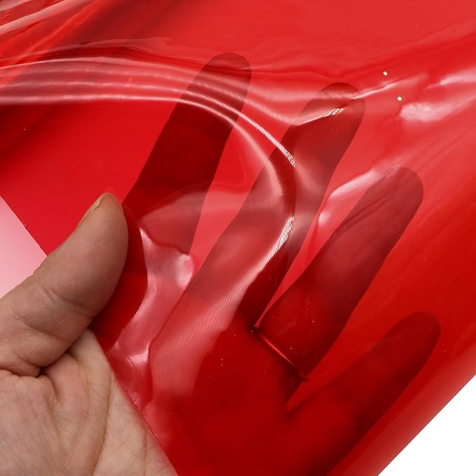 David accessories Transparent PVC Holographic Vinyl Sheets 1 Roll 11.8''x47'' - Image 3