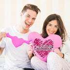 HTVSTD Valentines Pink Red HTV Heat Transfer Vinyl 16pcs 12×10in | Pink Red - Image 5
