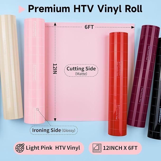TECKWRAP Heat Transfer Vinyl for T-Shirts, 50+ Washes, REACH Certified & Dryer - Image 2