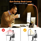 Airlonv LED Desk Lamp for Office Home, Eye-Caring Desk Light - Image 6