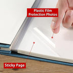 Vienrose Photo Album Self Adhesive Scrapbook Refill Pages - Image 4