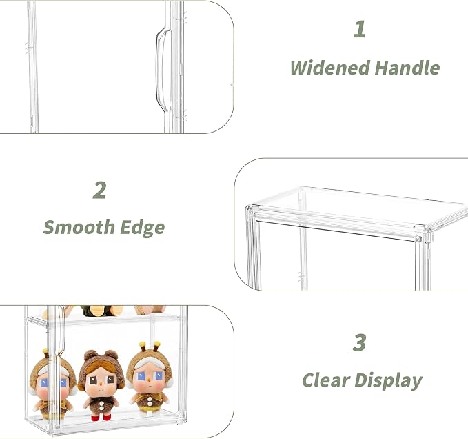 Acrylic Display Case for Collectibles 3 Tier Wall-Mounted Display Case - Image 5