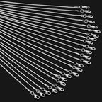 Cmidy 24pcs Chains for Jewelry Making 24 Inch 925 Sterling Silver Plated 1.2mm - Image 2