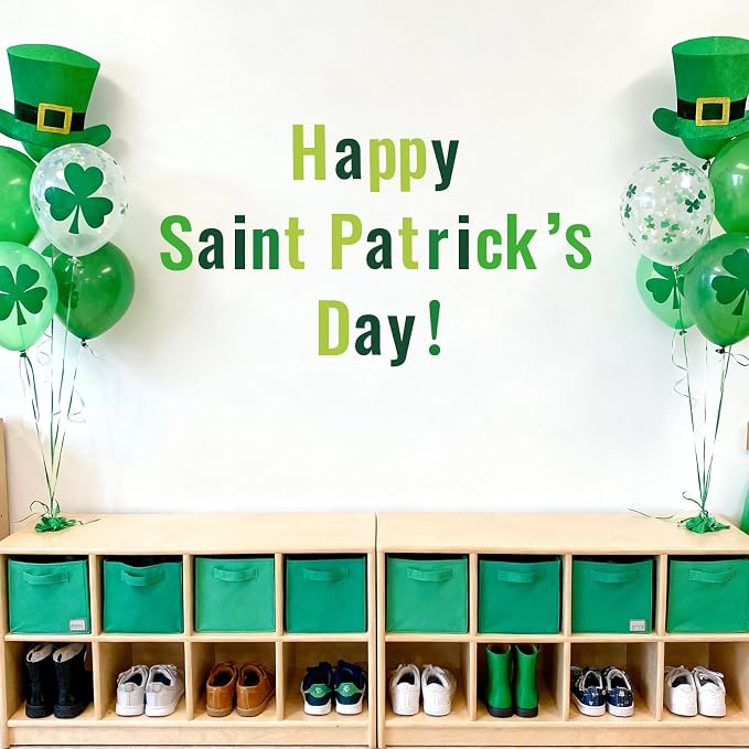 FYSUIMU 134 Pcs St. Patrick's Day Bulletin Board Letters Alphabet Number Symbol - Image 6