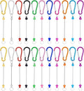 22 PCS Beadable Keychains Bars Bulk 11 Colors DIY Beaded Keychain Making Kit by PIPITREE