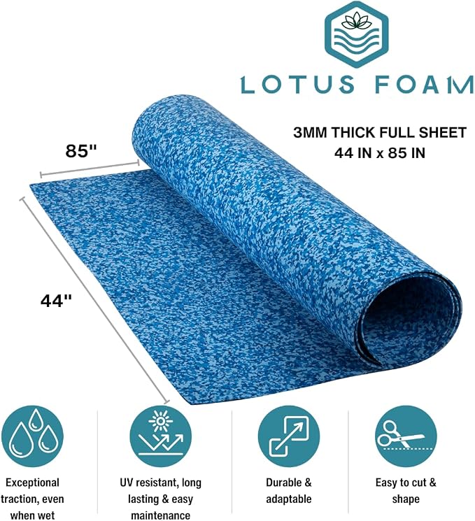 LotusFoam EVA Foam Sheet 3mm – 44"x 85" Craft Foam - Image 2