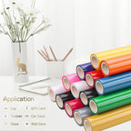 Brushed Gold Permanent Adhesive Vinyl Roll - Image 2