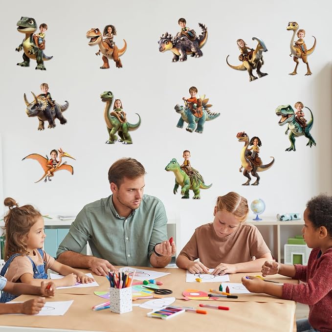 48 Set Dinosaur Classroom Decorations Cutouts - Image 7