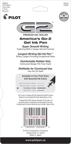 Pilot G2 Premium Gel Roller Pens, Fine Point 0.7 mm, Journaling, and Office - Image 2