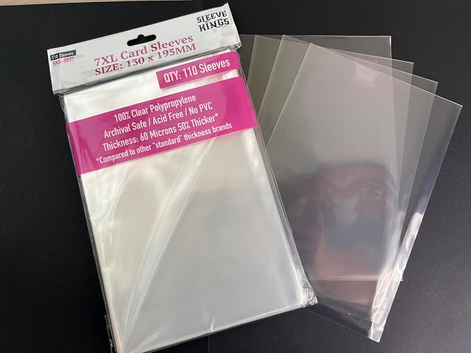 Sleeve Kings 7XL Card Sleeves 130 X 195 mm - Image 4