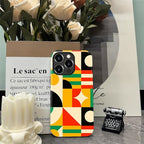 ZHEGAILIAN Case for iPhone 13 Pro, Geometric Colors Durable Shockproof Silicone - Image 7