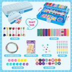 TingingYuli Friendship Bracelet Making Kit, 3-Layer Storage Box, Gift 6-12 | - Image 2