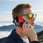 for Samsung Galaxy S23 Plus Case, Cool Dinosaur Red Black Pattern Glossy 2 in 1 - Image 7