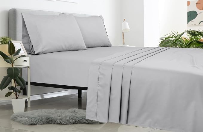 Royale Linens Queen Flat Sheet - Image 7