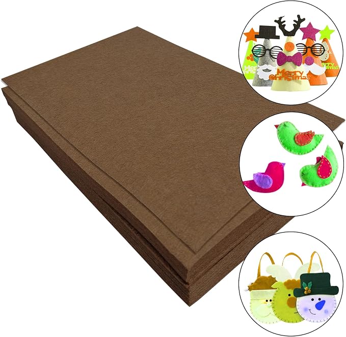 Jtnohx Stiff Felt Sheets, Craft Felt Square - Image 3