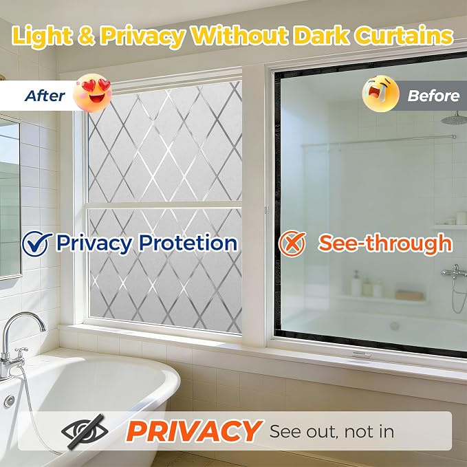 OHTMERU Window Privacy Film Decorative - Image 3
