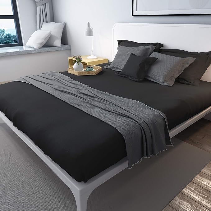 Lirex 2-Pack Twin Size Flat Sheet Set, Ultra-Soft Brushed 1800 Microfiber - Image 5