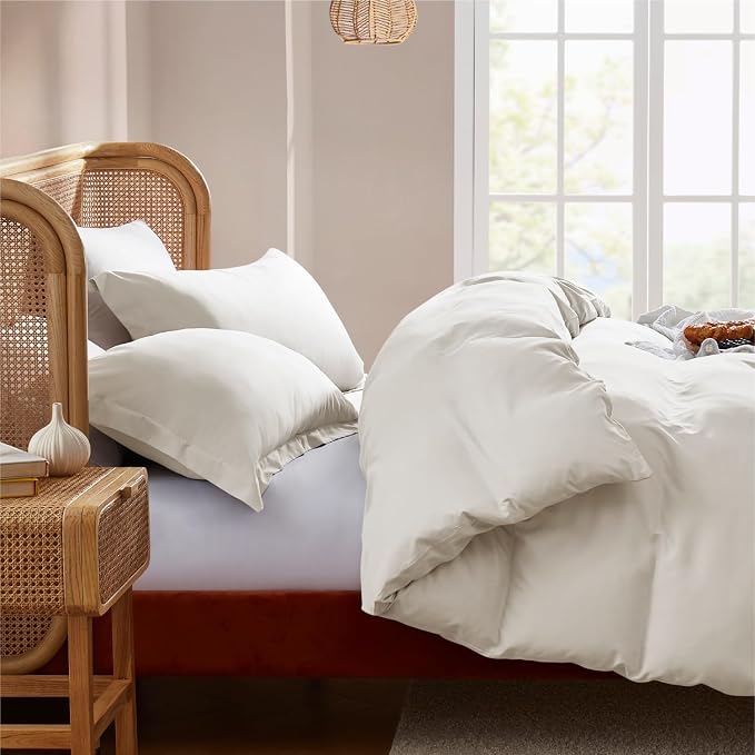 Nestl Off White Duvet Cover Queen Size - Image 7