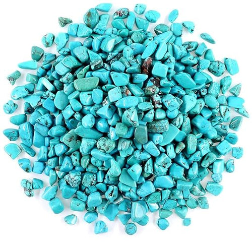 1 Lb Decorative Quartz Pebbles Irregular Shaped Turquoise Stones Small Tumbled by SEEKUP