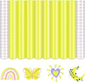 Tintnut Boho Permanent Vinyl 8 Sheets 12x10in Pastel Yellow Adhesive Vinyl | by Tintnut