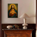Sacred Heart of Jesus Canvas Wall Art Divine Mercy Painting picture Wall Decor - Image 9