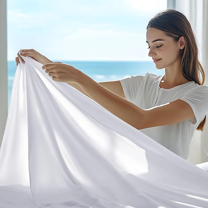 GOLD TEXTILES Twin Flat Sheet 12 Pack – Brushed Microfiber Top Sheets - Image 5