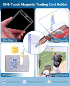100ct Magnetic Trading Card Holders: 35pt One Touch Card Holder, U-V Protection - Image 5