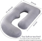 U-Shaped Full Body Pregnancy Pillow - Image 5