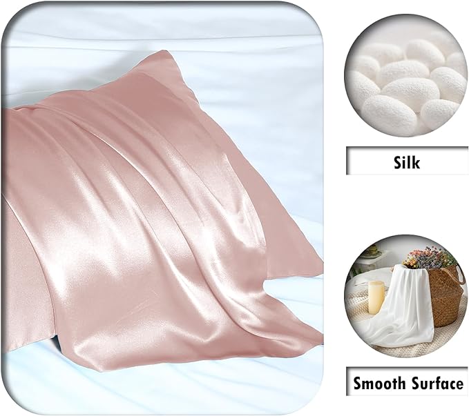 Natural Mulberry Silk Pillowcase - Image 2