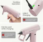 Tilswall Cordless Hot Glue Gun, Fast Preheating, Glue Gun and Sticks Set - Image 4