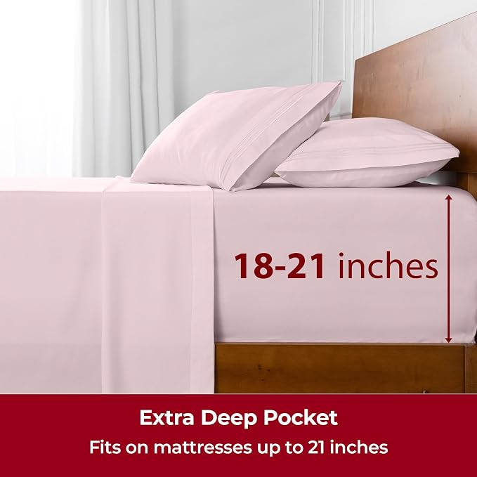 Mellanni Extra Deep California King Sheets - Image 6