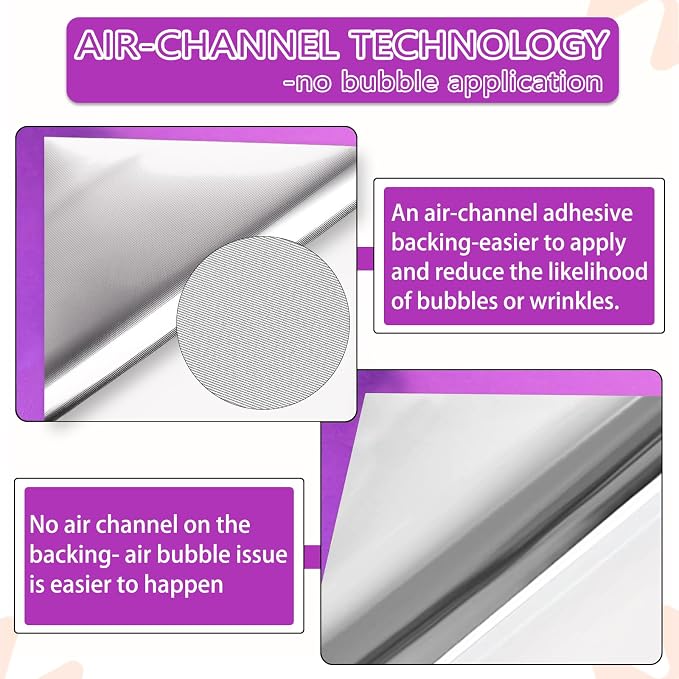 WRAPXPERT Chrome Vinyl Purple Chrome Mirror Metallic No Bubble 12" x5ft - Image 6