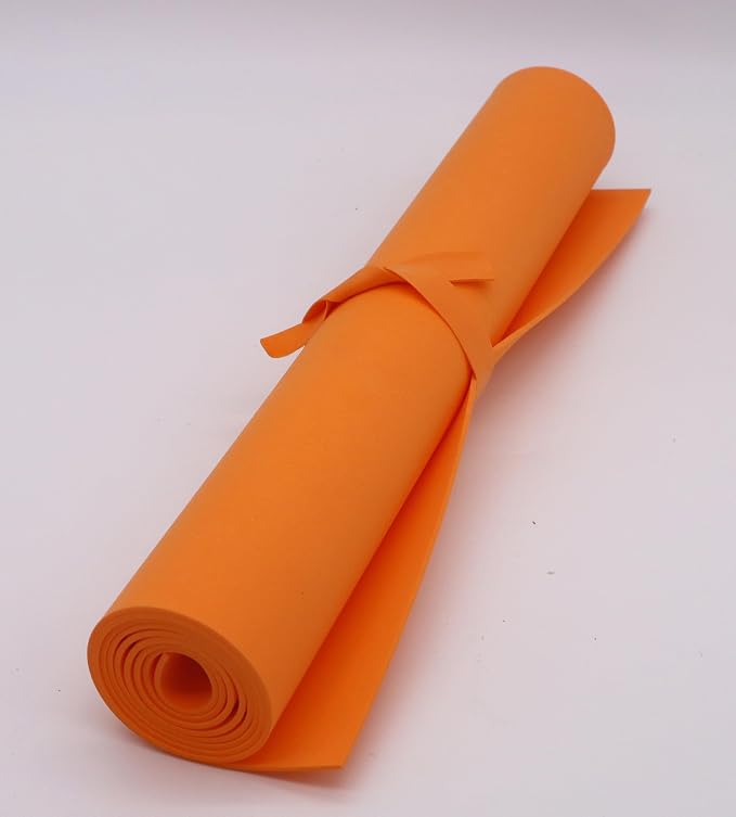 OISAKLD Orange EVA Foam 2mm-10mm 13.7"×39" Craft Foam Sheet 74 kg/m³ Foam - Image 3