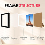 FIXSMITH 8x10 Picture Frame, Display Pictures 5x7 - Image 3