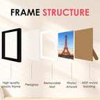 FIXSMITH 8.5x11 Picture Frame, Display Pictures 6x8 - Image 3