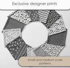 Cotton Satin Patchwork Fabric Panel – 35 Designs, 20×20 cm Squares, Single - Image 3