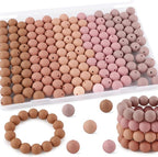 160Pcs Silicone Beads 12mm Mix Color, Bulk Silicone Beads 12mm by Kovict