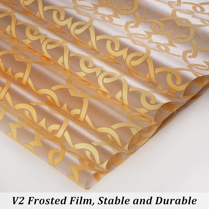 DKTIE Celtic Knot Seamless Pattern Full Privacy Window Film - Image 6
