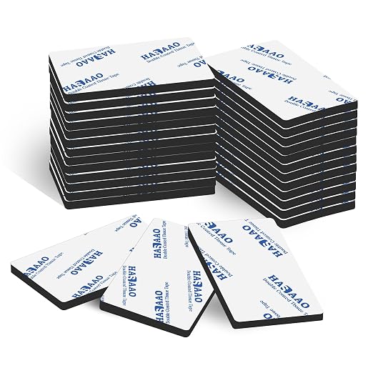 HASAAO 60 Pcs Double Sided Adhesive Pads, Heavy Duty Foam Mounting Tape | by Hasaao