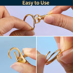 LEOBRO 60 PCS Swivel Snap Hooks and Key Rings, Keychain Clips and Key Chain - Image 4