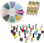 Set of 8 Wire Wrapped Liitle Tree of Lifes DIY Making Kit. Box of 8 Color - Image 3