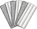 6 Pack Mop Replacement Pads for Joymoop - Microfiber Flat Mop Pads fit for JOYMOOP fit for Oshang Mop Bucket Set and Most 13" X 4.9" Flat Mops, Washable Cleaning Pads, Replacement Pads for Joymoop