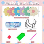 Bulerrylulu 6 Pcs Flower Diamond Painting Coasters Kits - Image 3