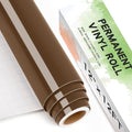 Glossy Brown Permanent Vinyl Roll by LyaVinyl