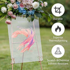 4 Pack 12×16 Clear Acrylic Sheets 1/8in Thick Plexiglass Sheet - Image 4