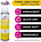 Tulip ColorShot Instant Fabric Spray Paint, Permanent Color Spray-On Fabric - Image 4