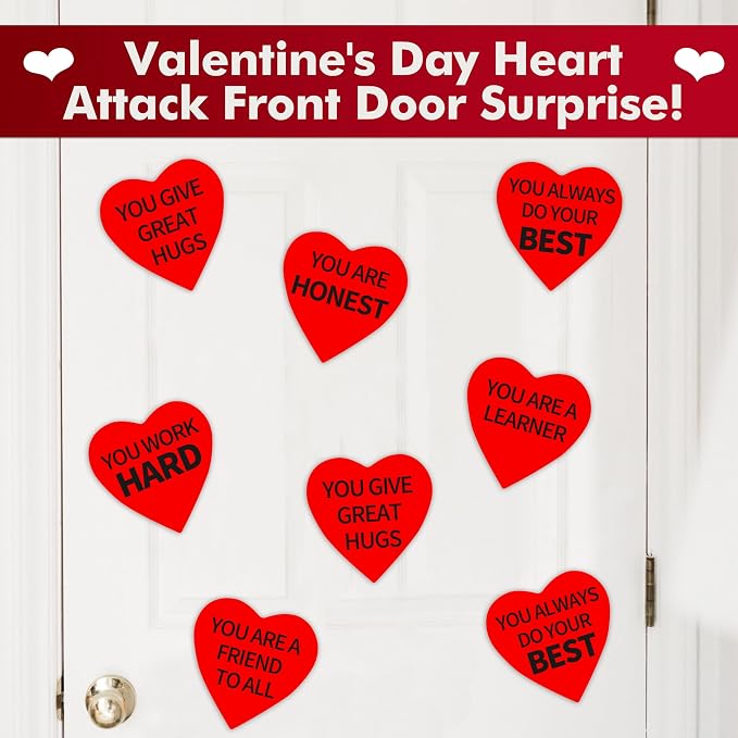 90 Pieces Heart Cutouts Paper Hearts Heart Shape Cards 5.5 Inches Large - Image 4