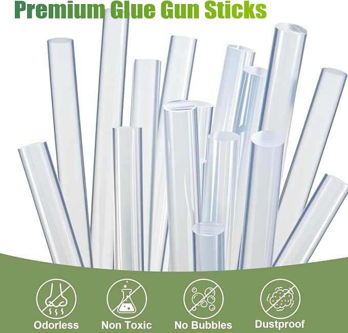 Mini Hot Glue Sticks for Glue Gun, 50 Pack Hot Glue Gun Sticks Fits Most Glue - Image 3